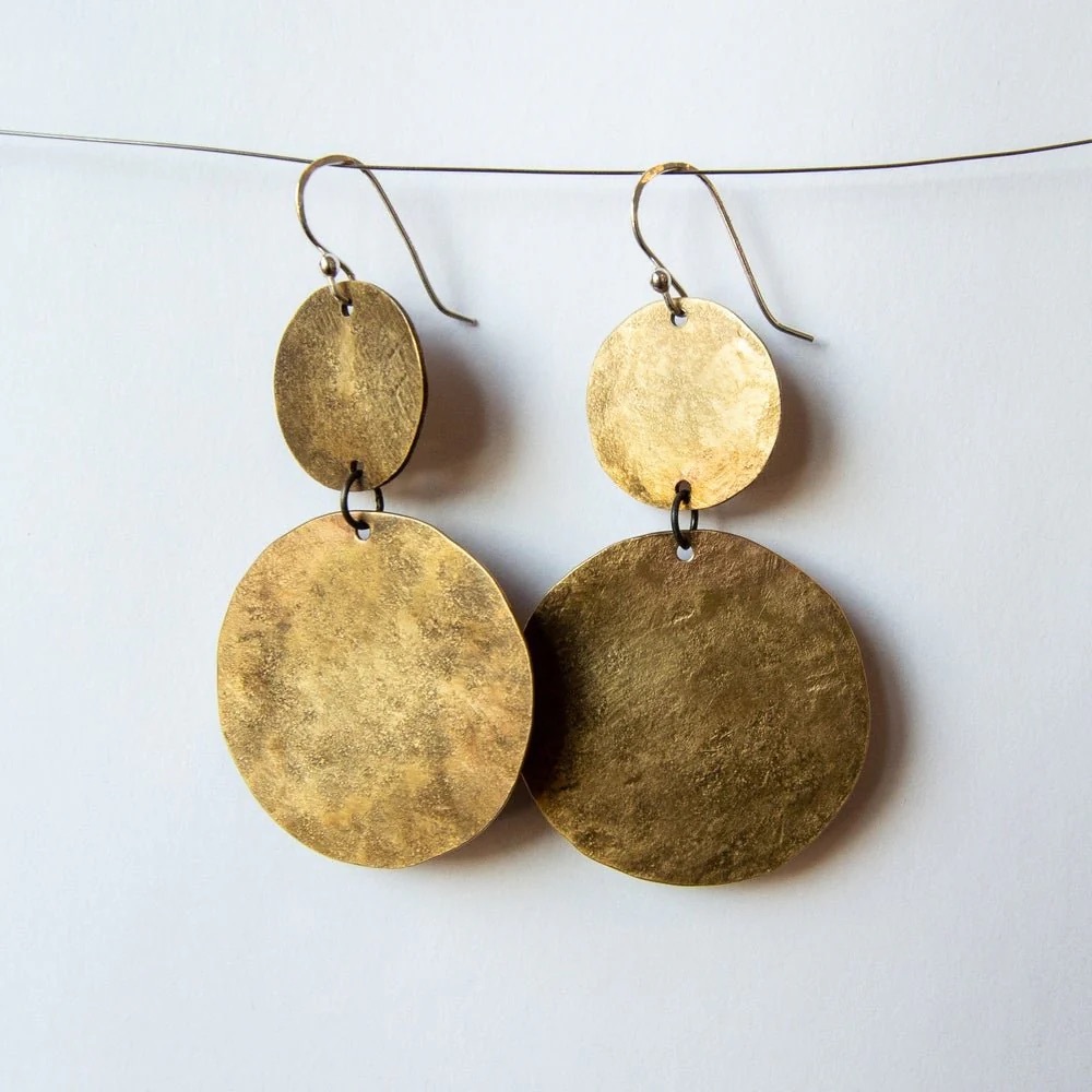 Elegant Gold Dangle Earrings